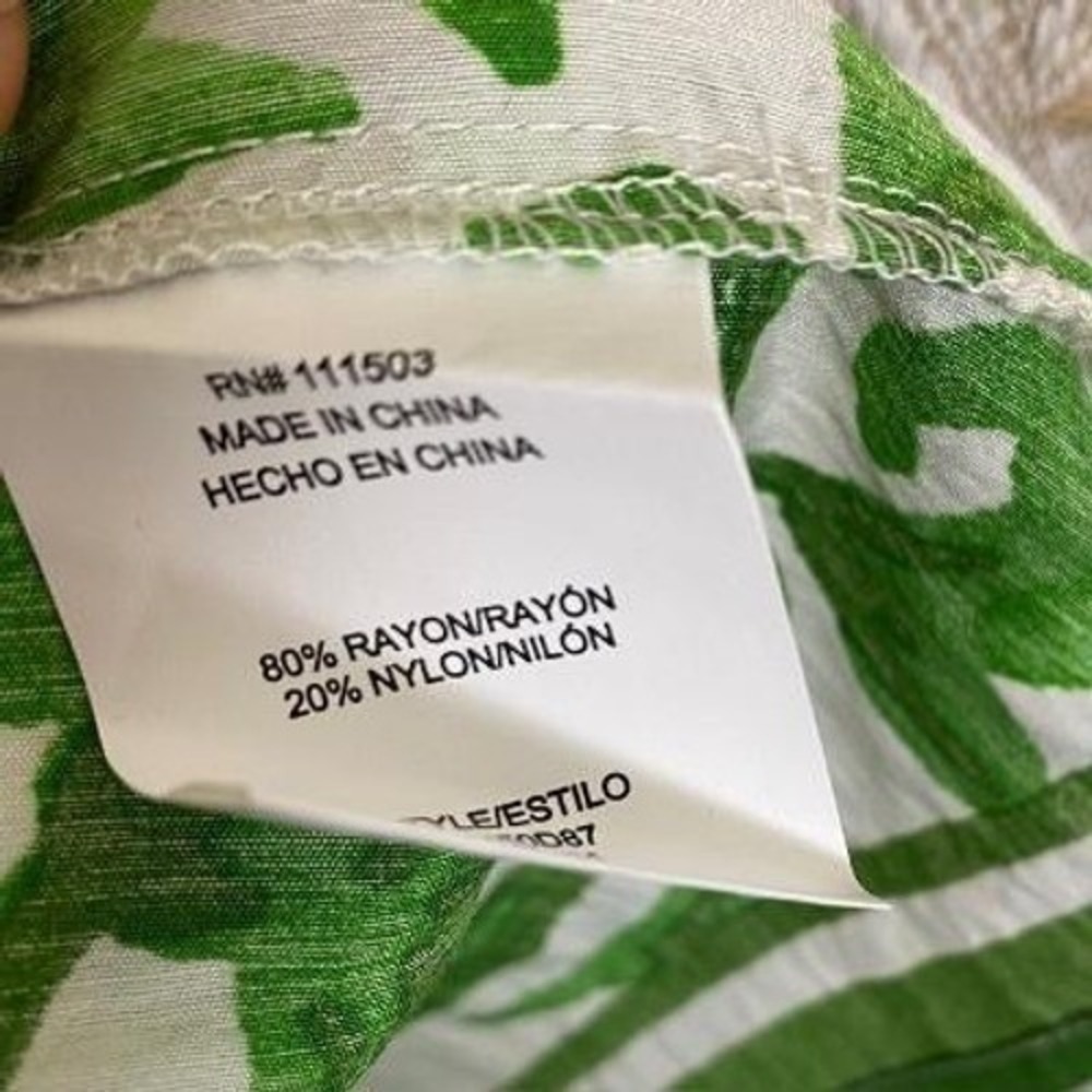 Anthropologie Fig & Flower Medium Maxi Dress Coastal Cottagecore Tropical Boho - Picture 7 of 7
